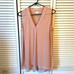 Sleeveless tunic blouse NWOT